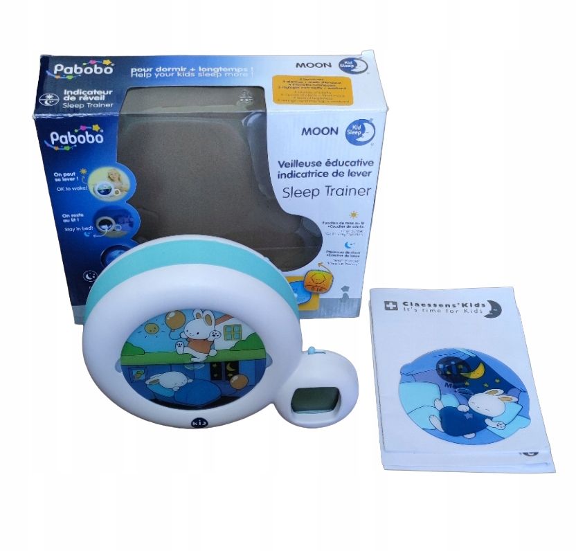 Kid Sleep 3w1 – lampka nocna, budzik i trener snu dla dzieci