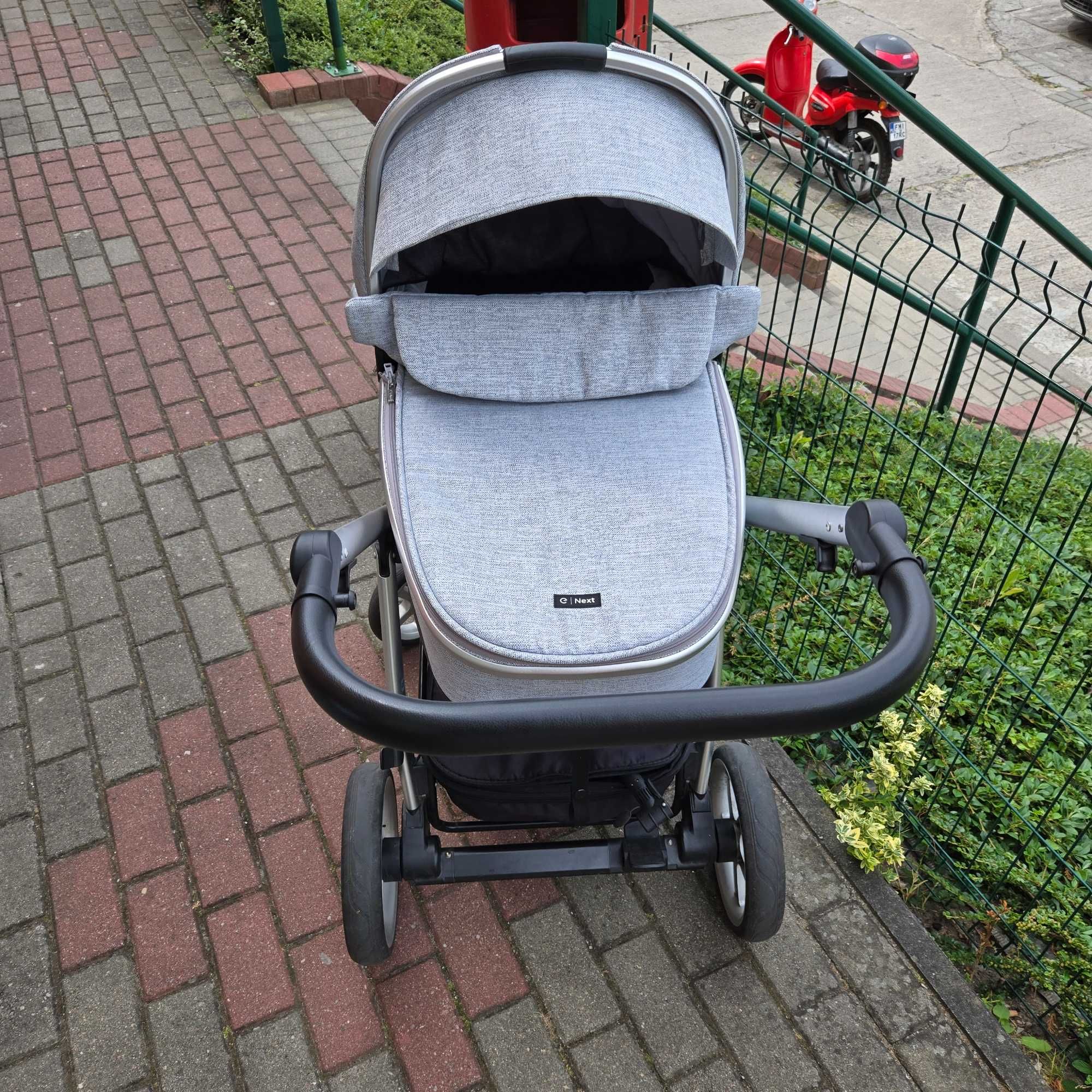 Wózek 2 w 1 Espiro next ,folia pw deszczowa, śpiwór na zime.