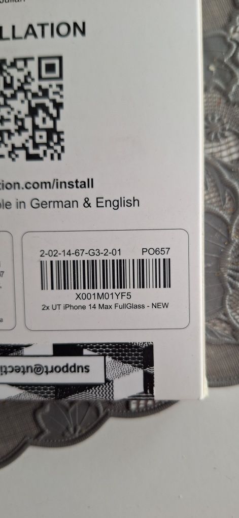 Szkło ochronne Utection do iPhone 14 max