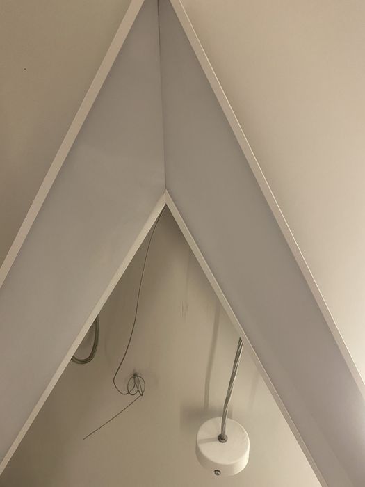 Lampy biurowe trojkąt  Geometric Ring Led 82W 4000k led 80Ra