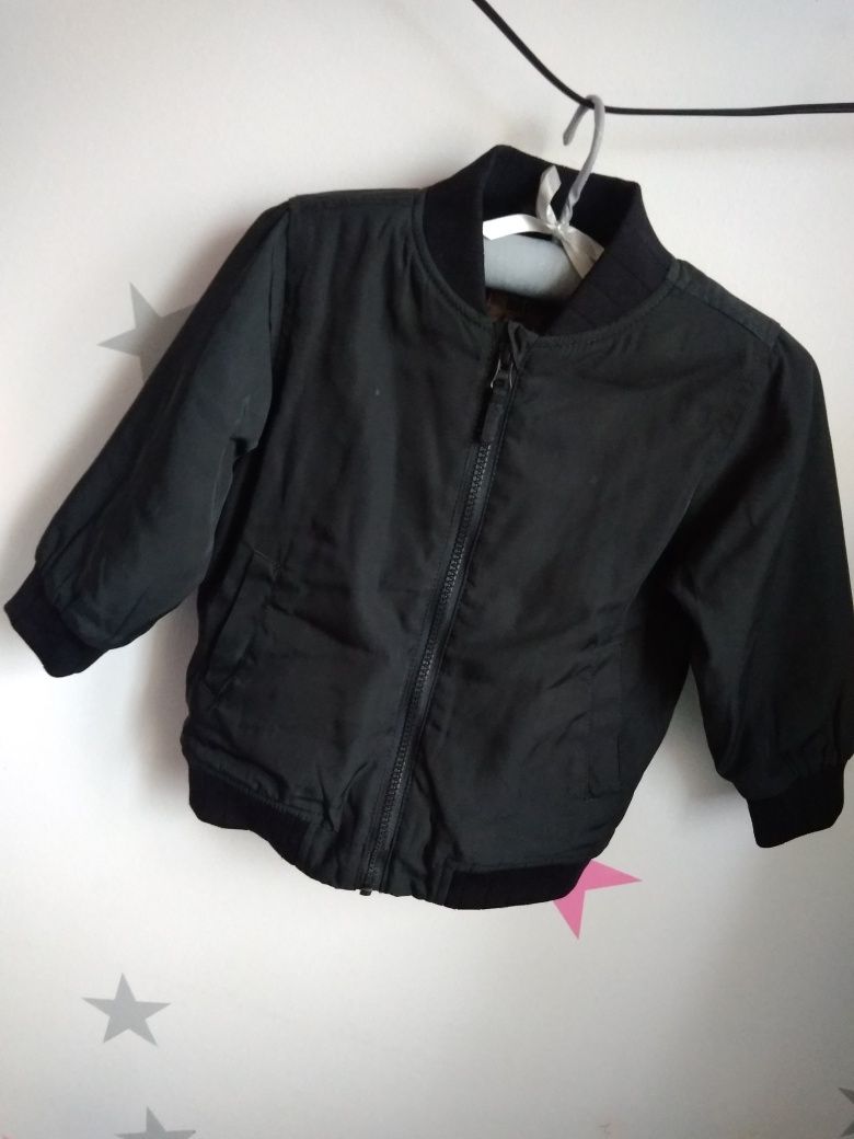 Next kurtka kurteczka bomberka flek 1.5-2 latka 92 cm przejściowa