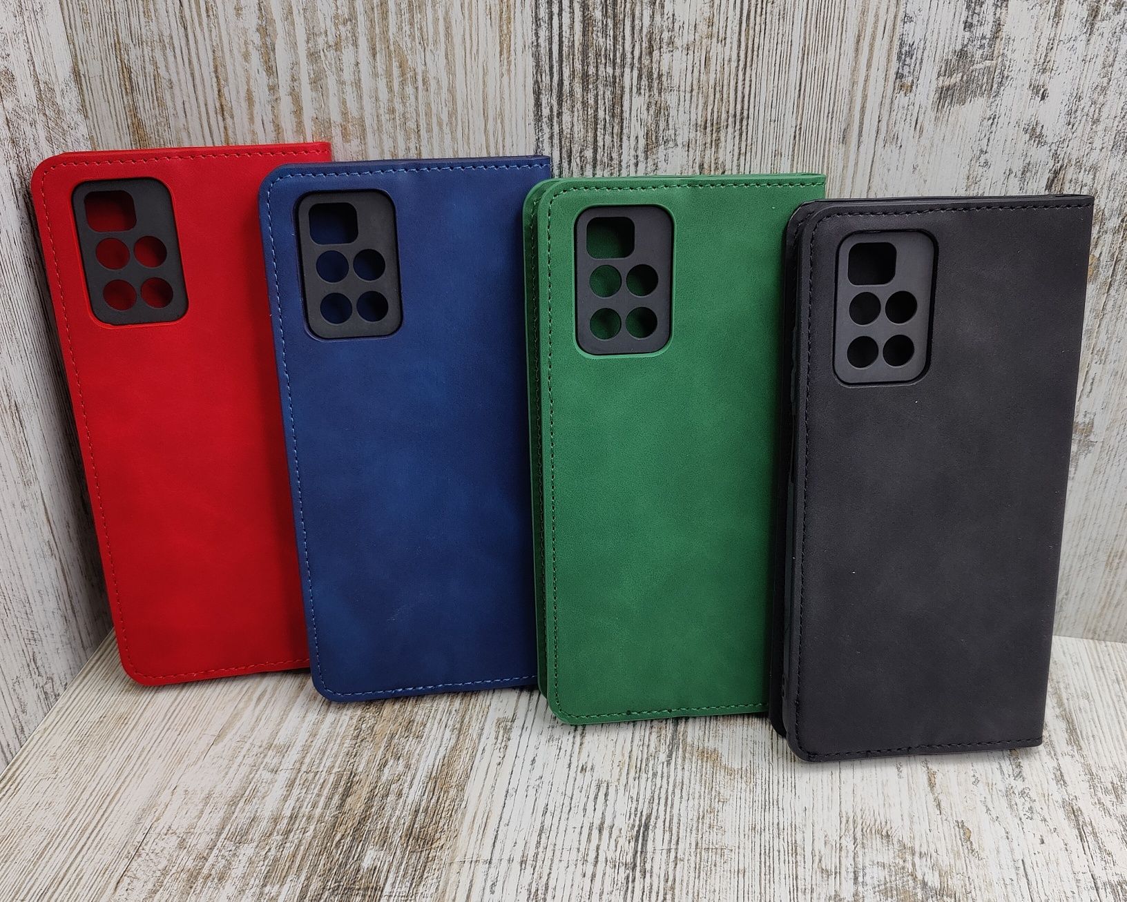 Прошитый чехол книжка Xiaomi Redmi 10/ Redmi 10 2022 На магните