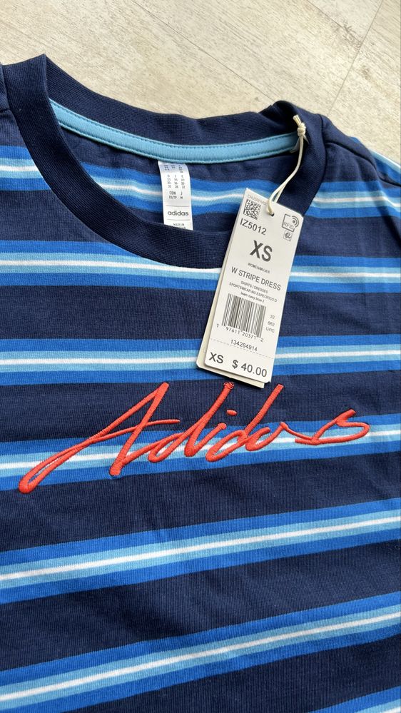 Спортивна сукня Adidas XS сукня-футболка платье футболка Адідас
