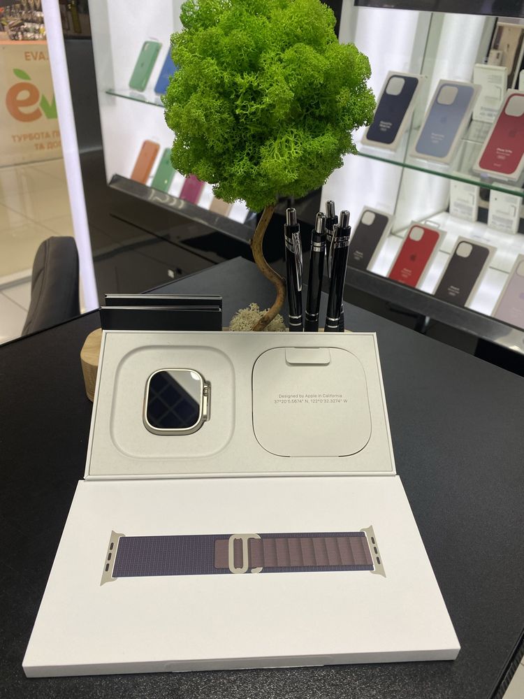 ІДЕАЛ ! АКБ 100% Apple Watch ULTRA 2 Indigo Alpine Loop