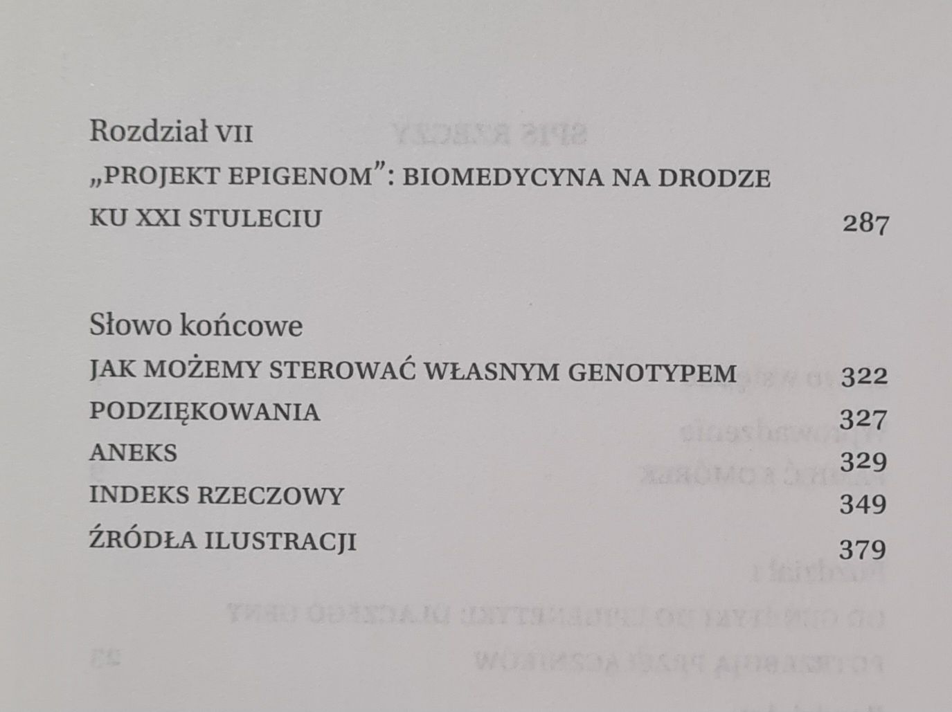 Drugi kod Epigenetyka, Peter Spork