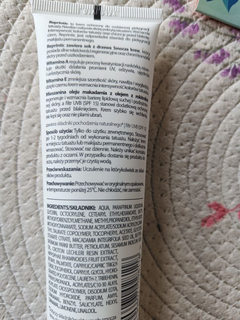 Reprintic krem do ochrony tatuaży