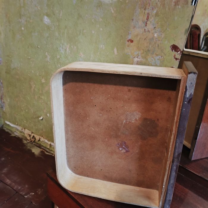 Toaletka / konsola vintage z lustrem – do renowacji