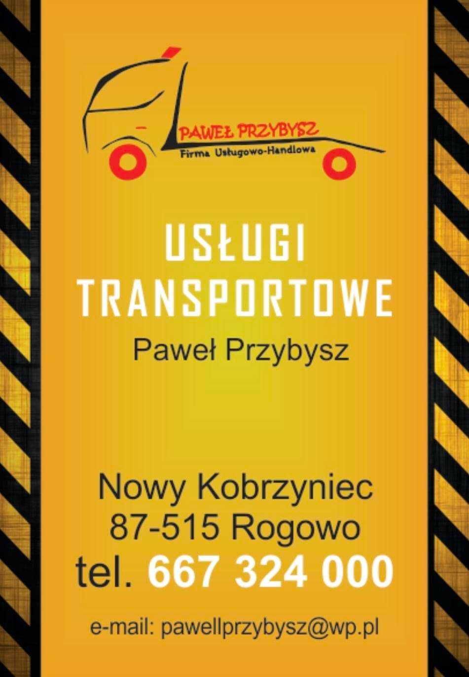 Usługi transportowe / Autolaweta / Pomoc drogowa