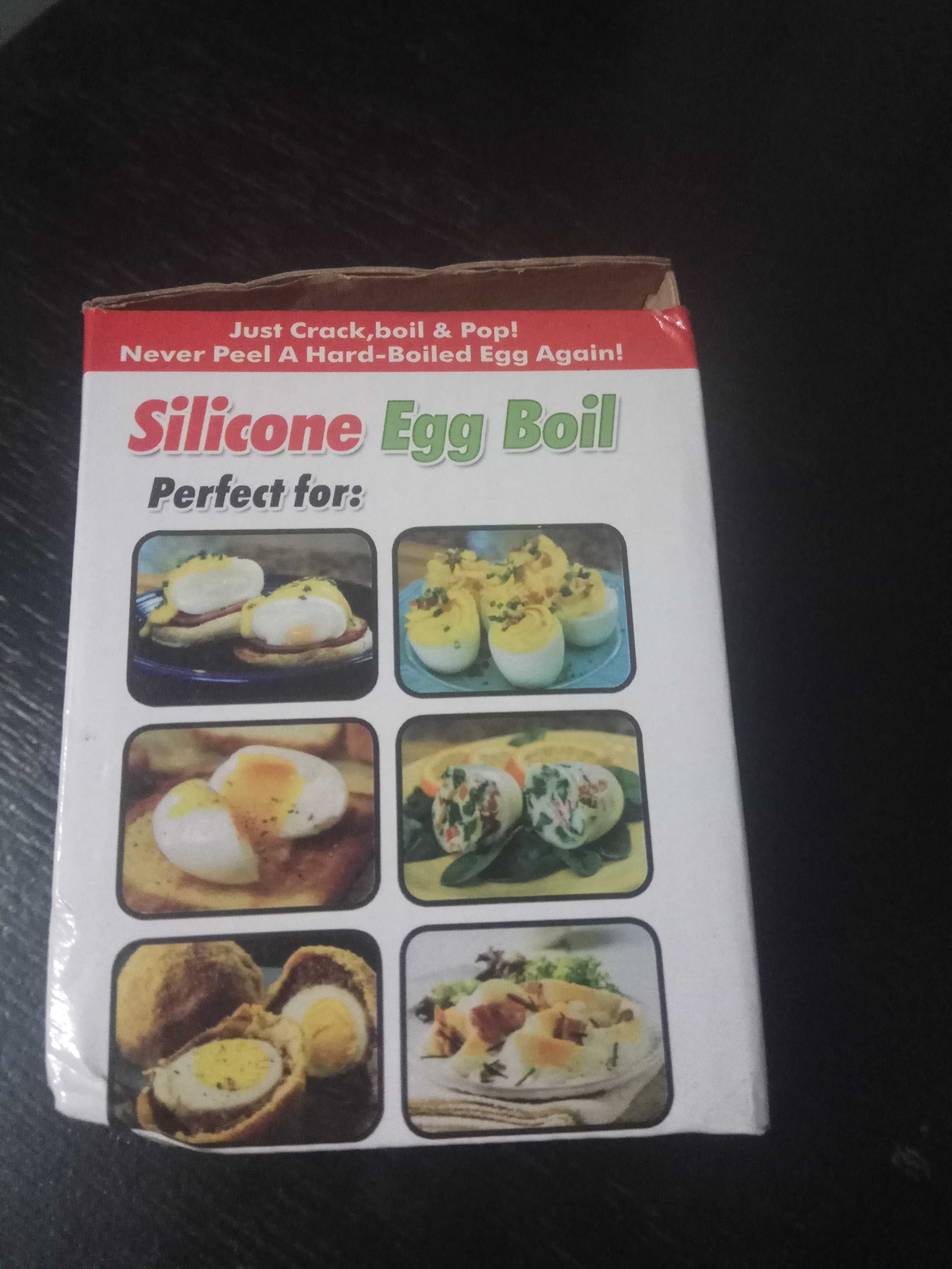 комплект silicone egg boil для варки яєць без шкарлупи