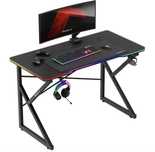 Biurko Gamingowe Huzaro Hero 1.7 RGB Black 120 cm