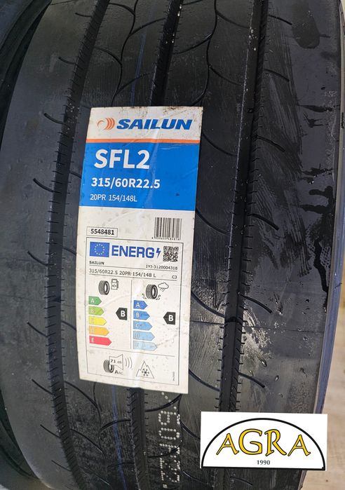 315/60R22.5 [1180netto] SAILUN SFL2 opony opona przód nowa AUTOSTRADA