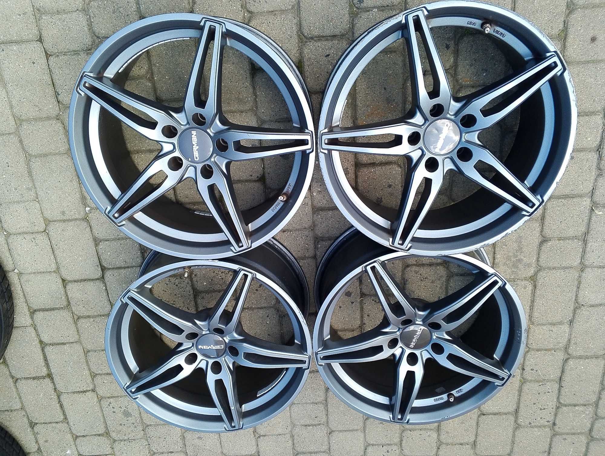 alufelgi Carmani grafitowe 4 szt.18 cali  VW , Audi , Mercedes , BMW