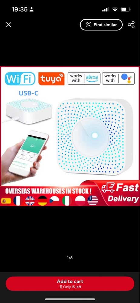 SmartSensor temperatura e qualidade do ar