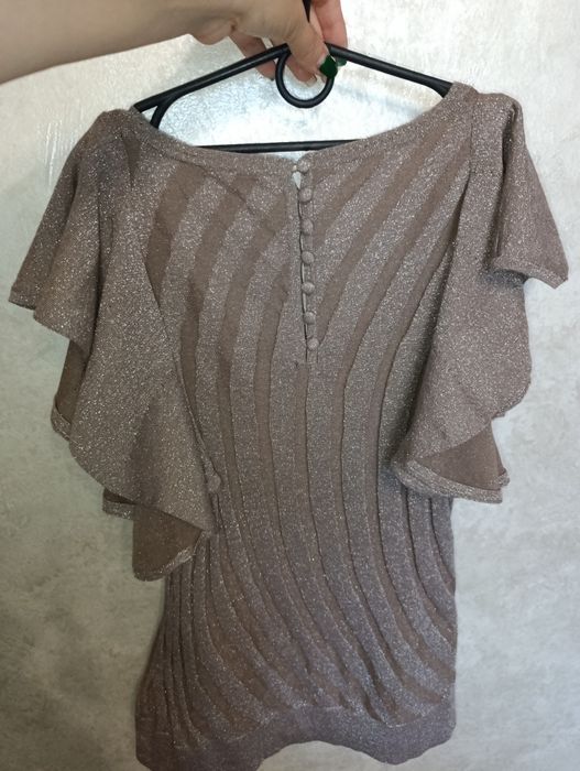 Нарядна кофтинка з люрексовою ниткою, кофточка модна