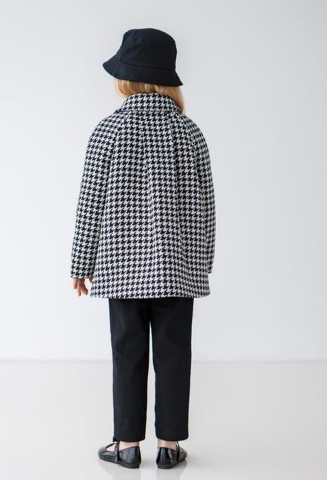 Пальто на дівчинку "гусяча лапка"