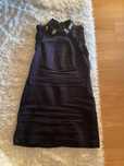 vestido azul zara tamanho s