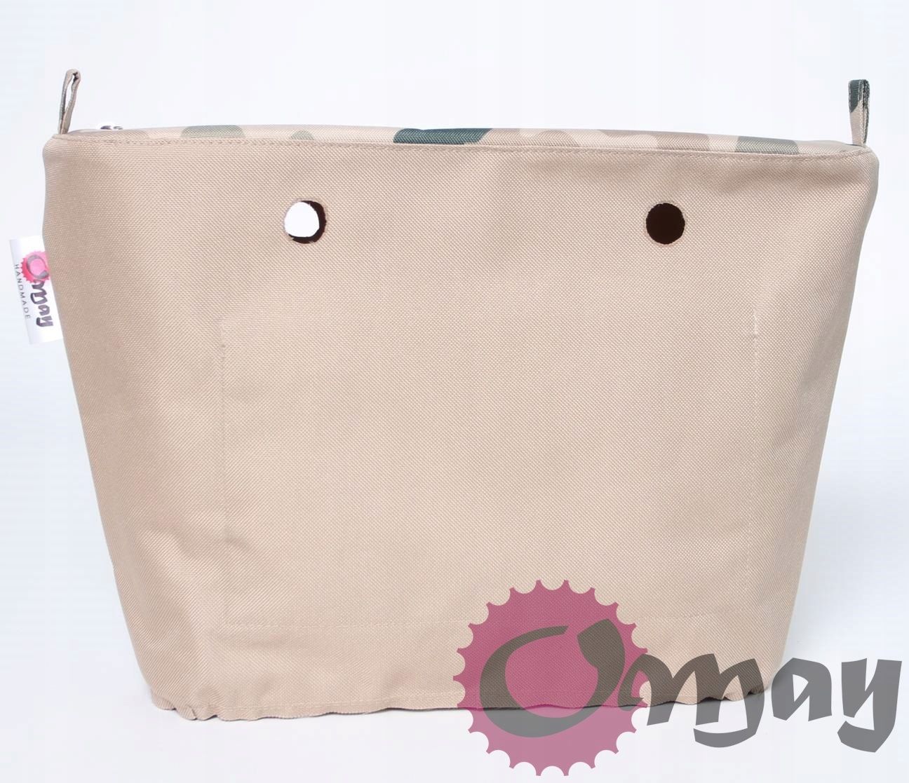 organizer OBAG STANDARD +OPASKA moro beżowe khaki 2 kieszenie OMAY