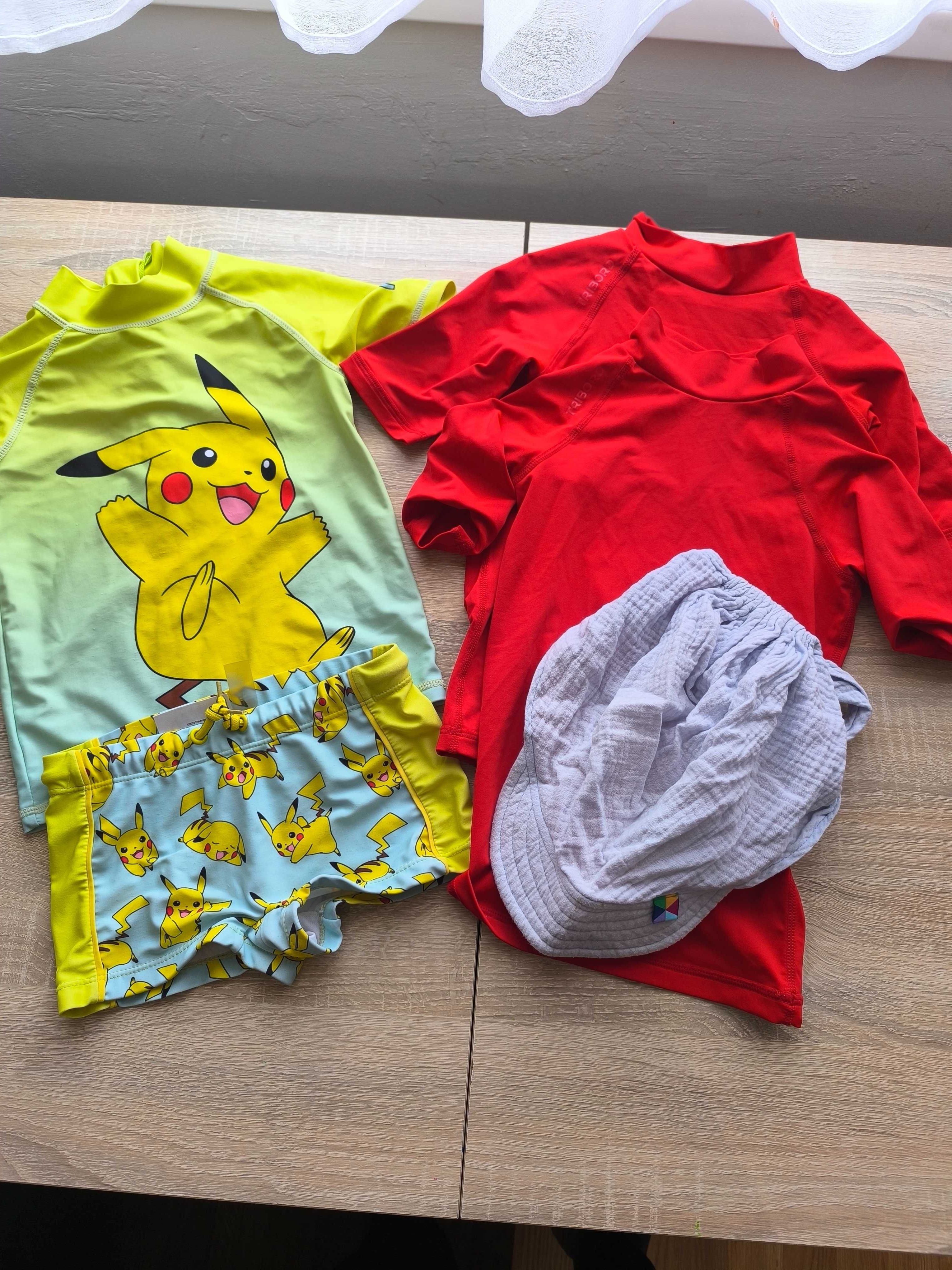 spf50 UV strój kąpielowy dwuczęściowy Pikachu pokemon mybasic tribord