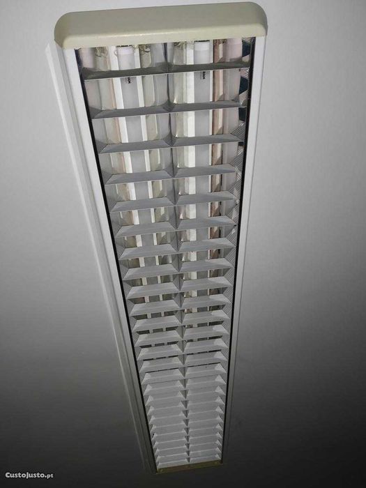 Armadura 1.20m de 2 lampadas led
