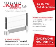 Panel ogrodzeniowy H-133 + podmurówka kpl. "WALDI" - producent