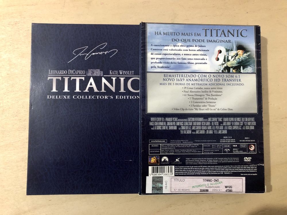 “Titanic” - Edição Deluxe de Coleccionador