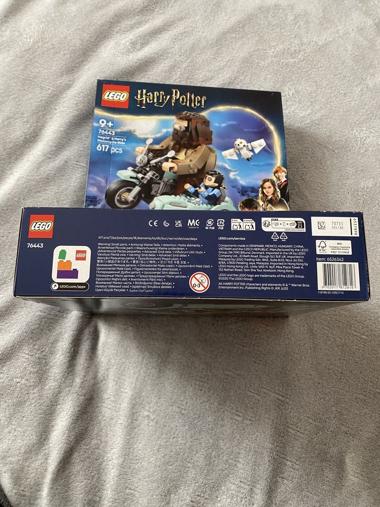 Конструктор LEGO Harry Potter Поїздка Геґріда Гаррі на мотоциклі 76443