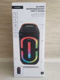 HIT Głośnik bezprzewodowy PARTY radio usb LED bluetooth aux KURIER