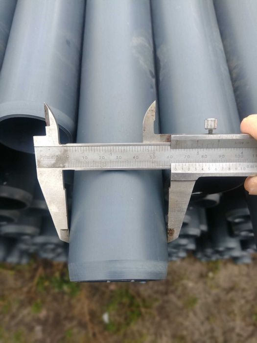 Wyprzedaż PCV Rura ciśnieniowa PVC-U, 75mm i inne srednice 6 bar