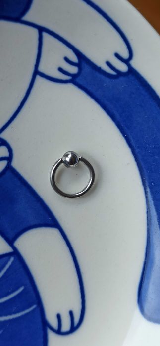 1 szt. Kolczyk piercing koło kółeczko stal chirurgiczna septum