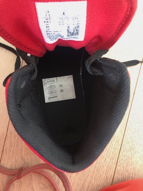 Oryginalne męskie Nike Air Jordan 1 Mid Bred Toe r.40,5 stan idealny