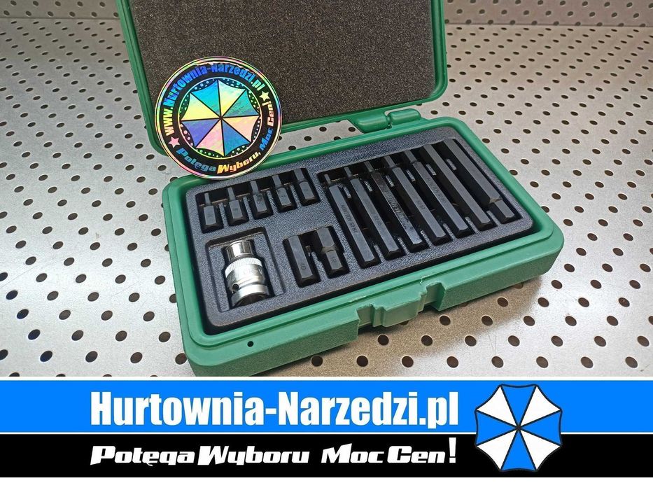 Zestaw bitów imbus 4-12mm 30mm / 75mm ze stali S2 HONITON bity imbusy