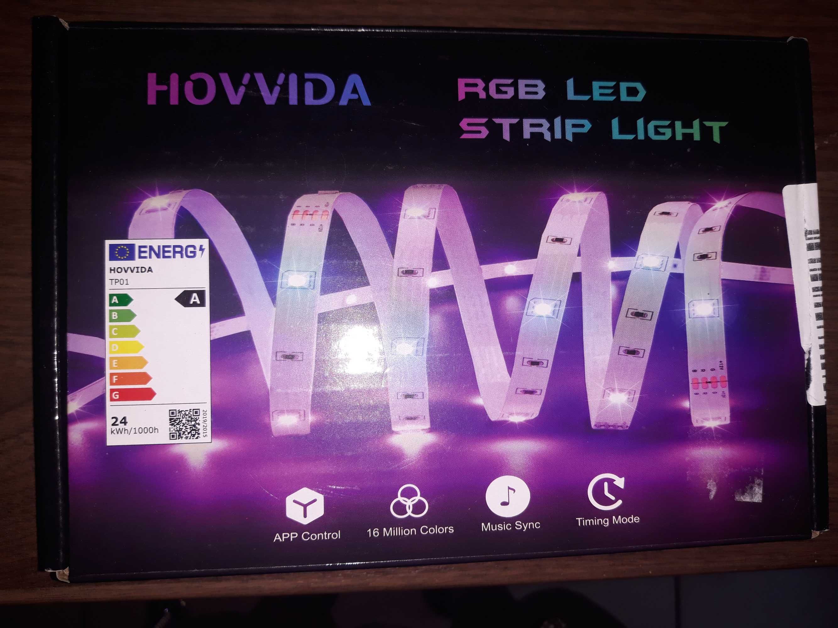 Taśma Led z pilotem 5 mb