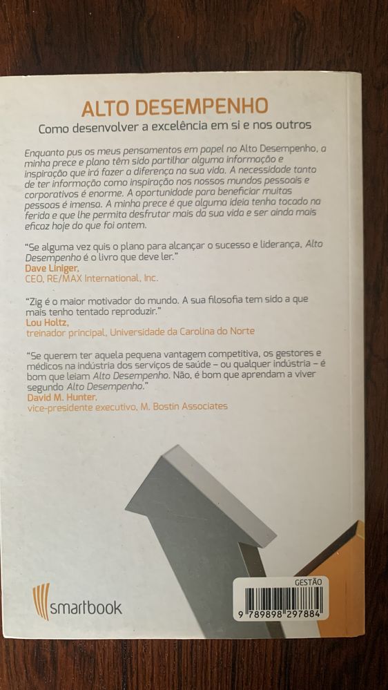Livro Alto Desempenho (Zig Ziglar)
