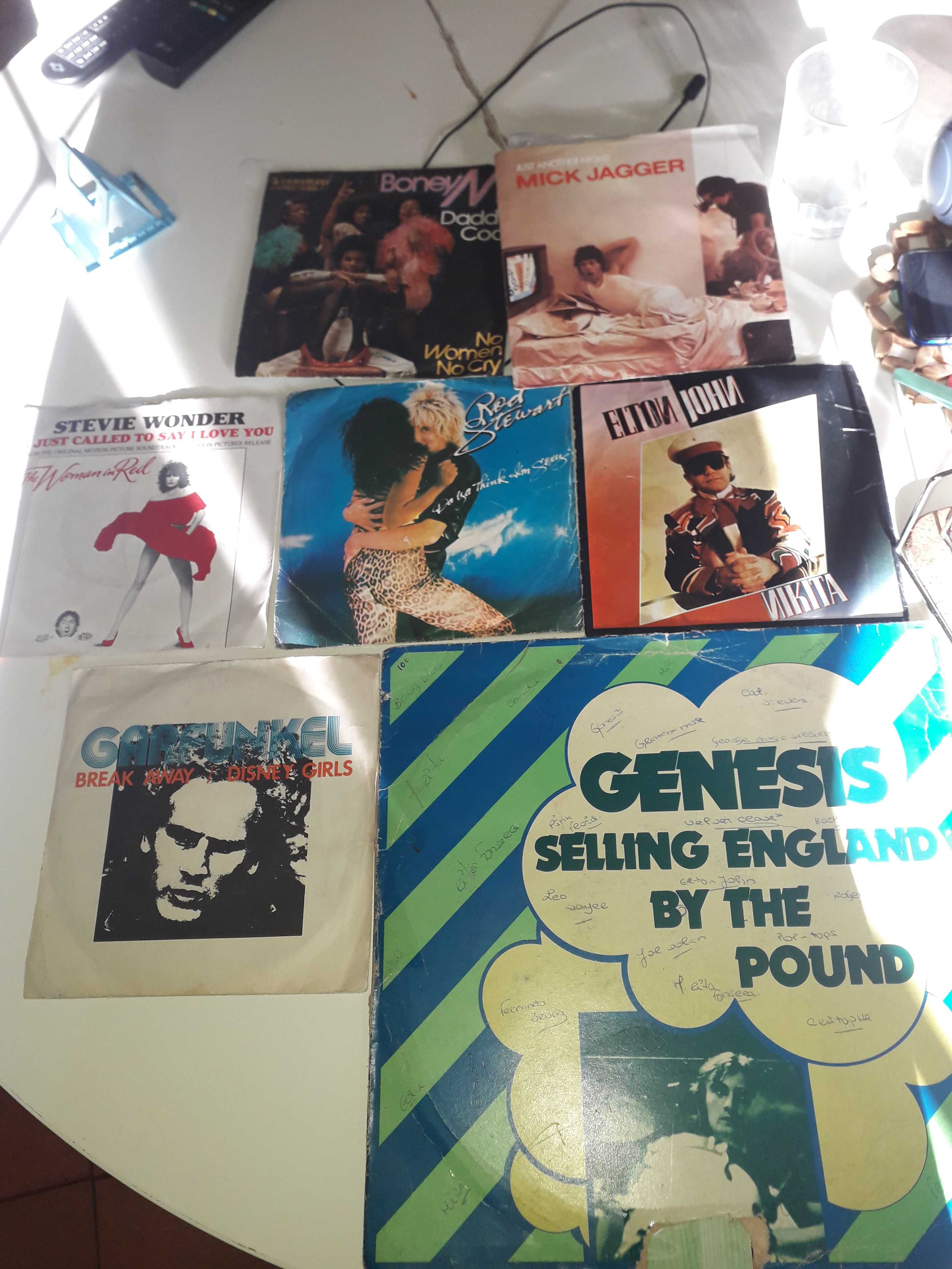 7 vinils Rock n Roll genesis mick jagger