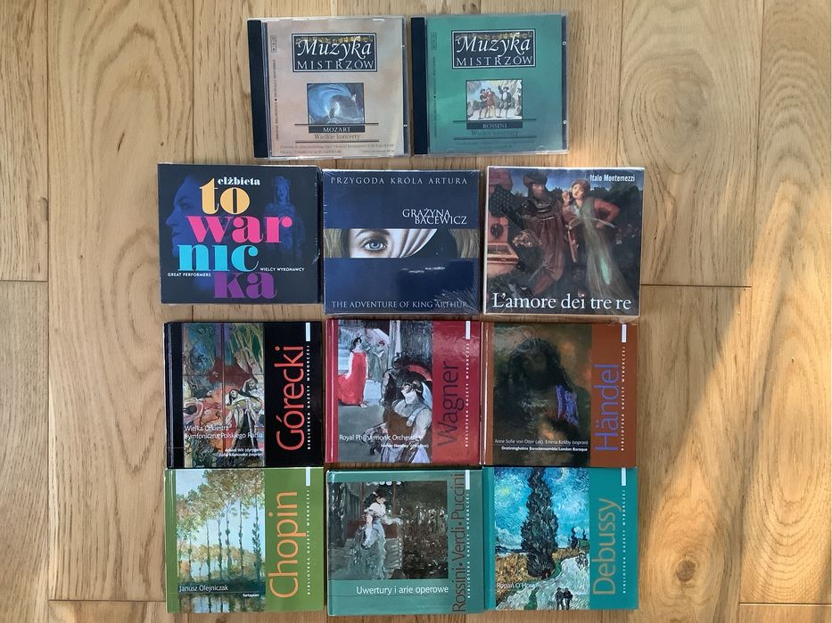 Płyty audio muzyka klasyczna opera niektóre zafoliowane