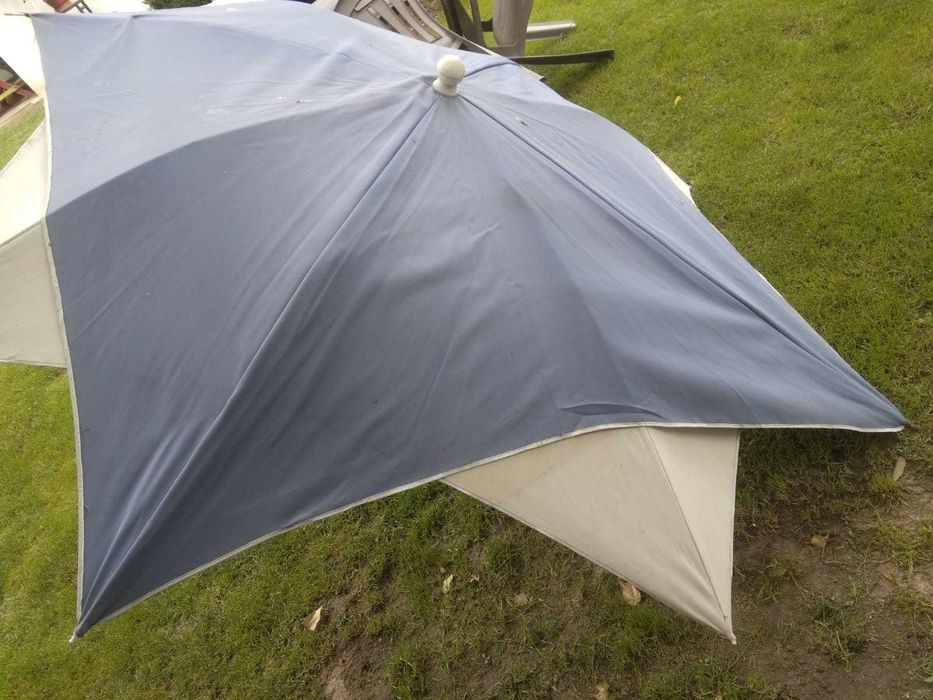 Parasol ogrodowy duży 240 cm dwukolorowy tanio!