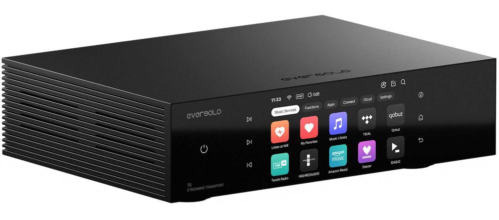 EverSolo T8 | Referencyjny transport streamer sieciowy | Tidal Spotify