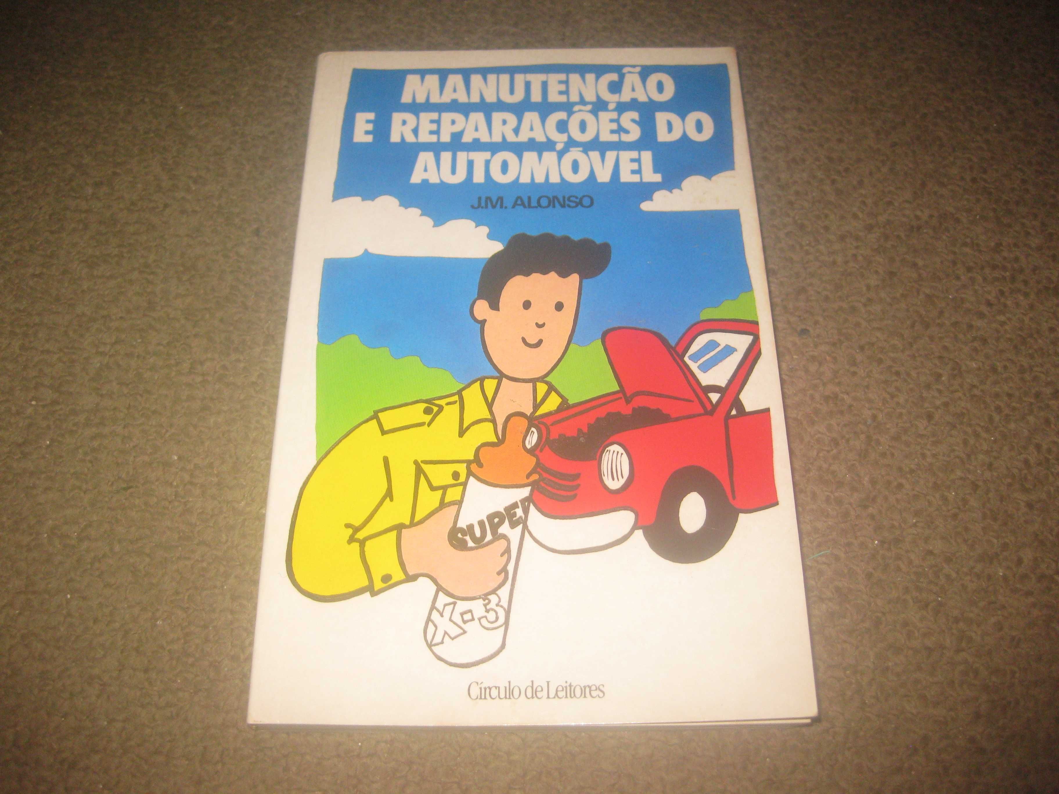 Livro "Manutenção e Reparações do Automóvel" de J.M. Alonso