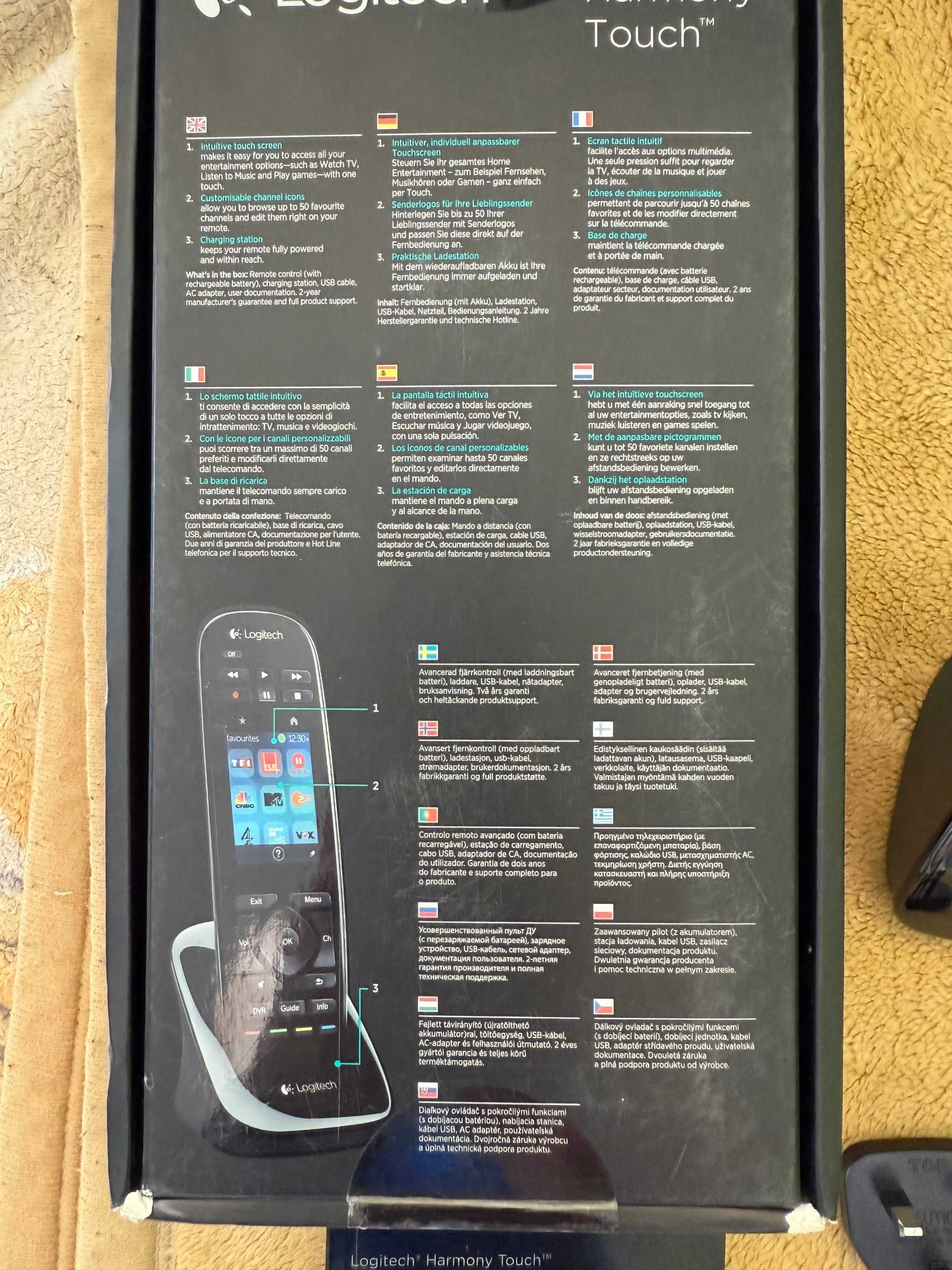 pilot uniwersalny LOGITECH HARMONY TOUCH