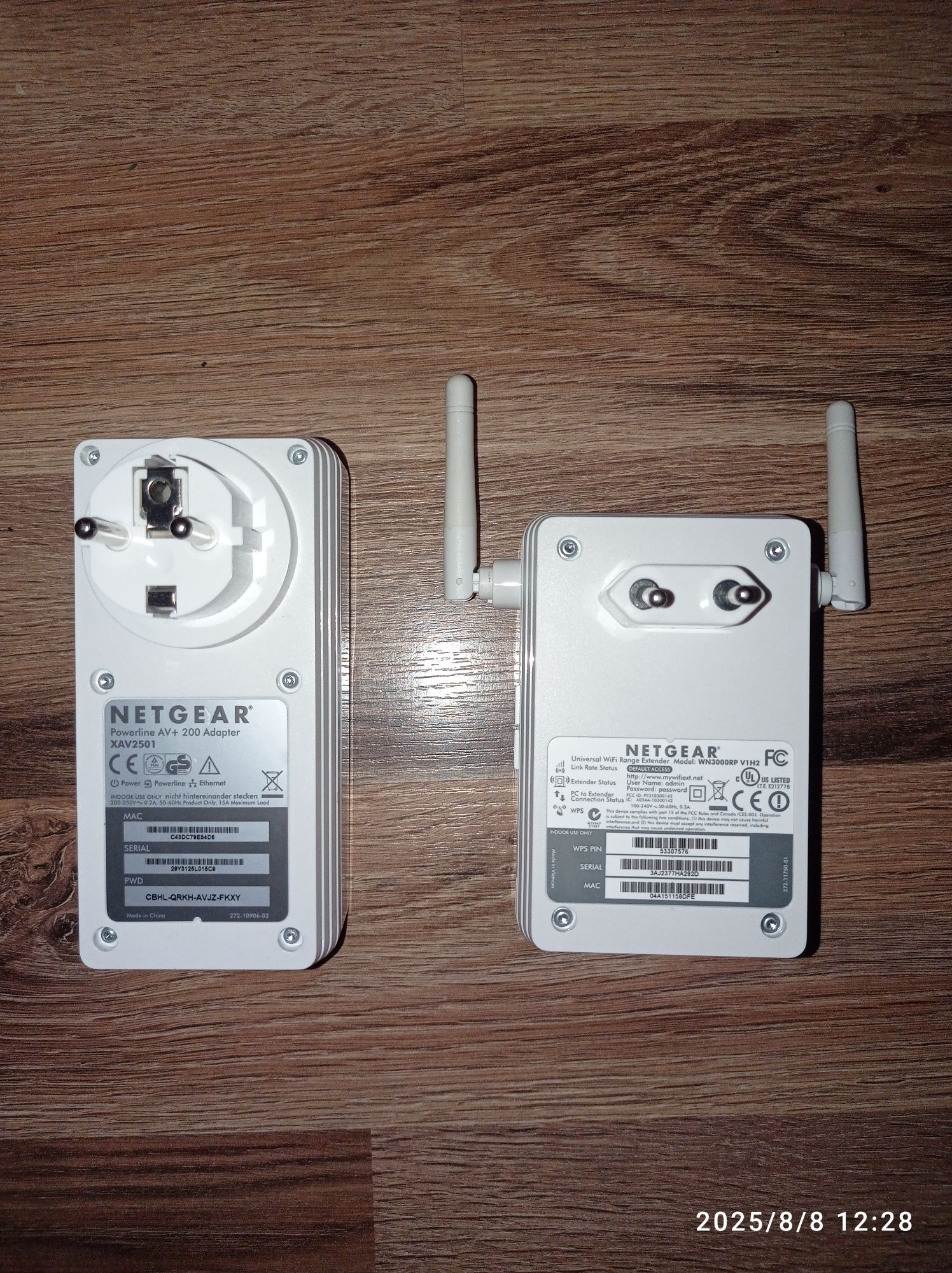 Netgear XAV2501 WN3000RPV1H2