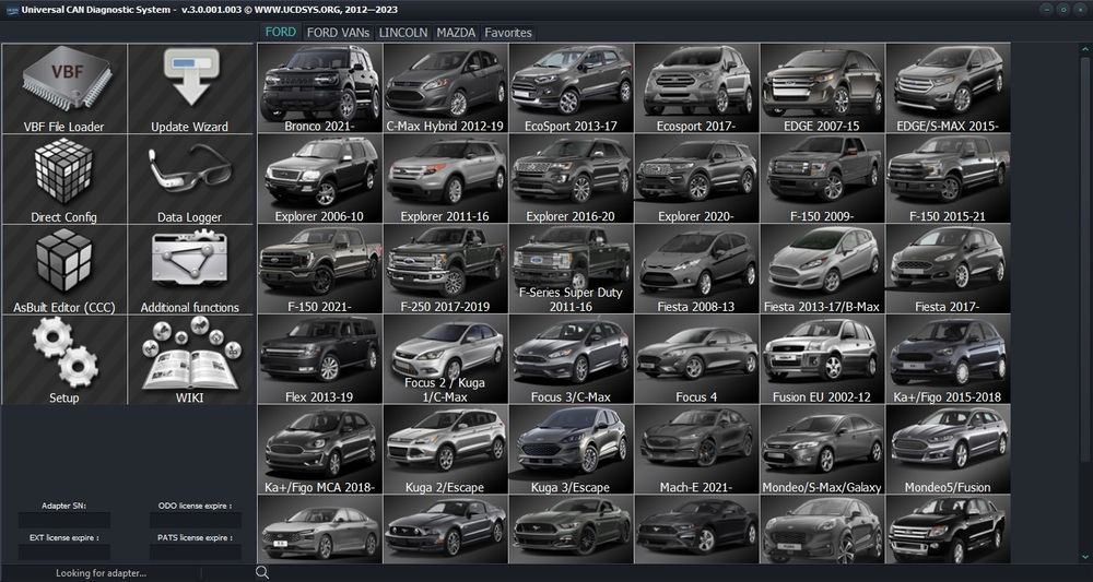 FORD diagnostyka, kodowanie, spolszczenie, aktualizacj soft mapa, konw