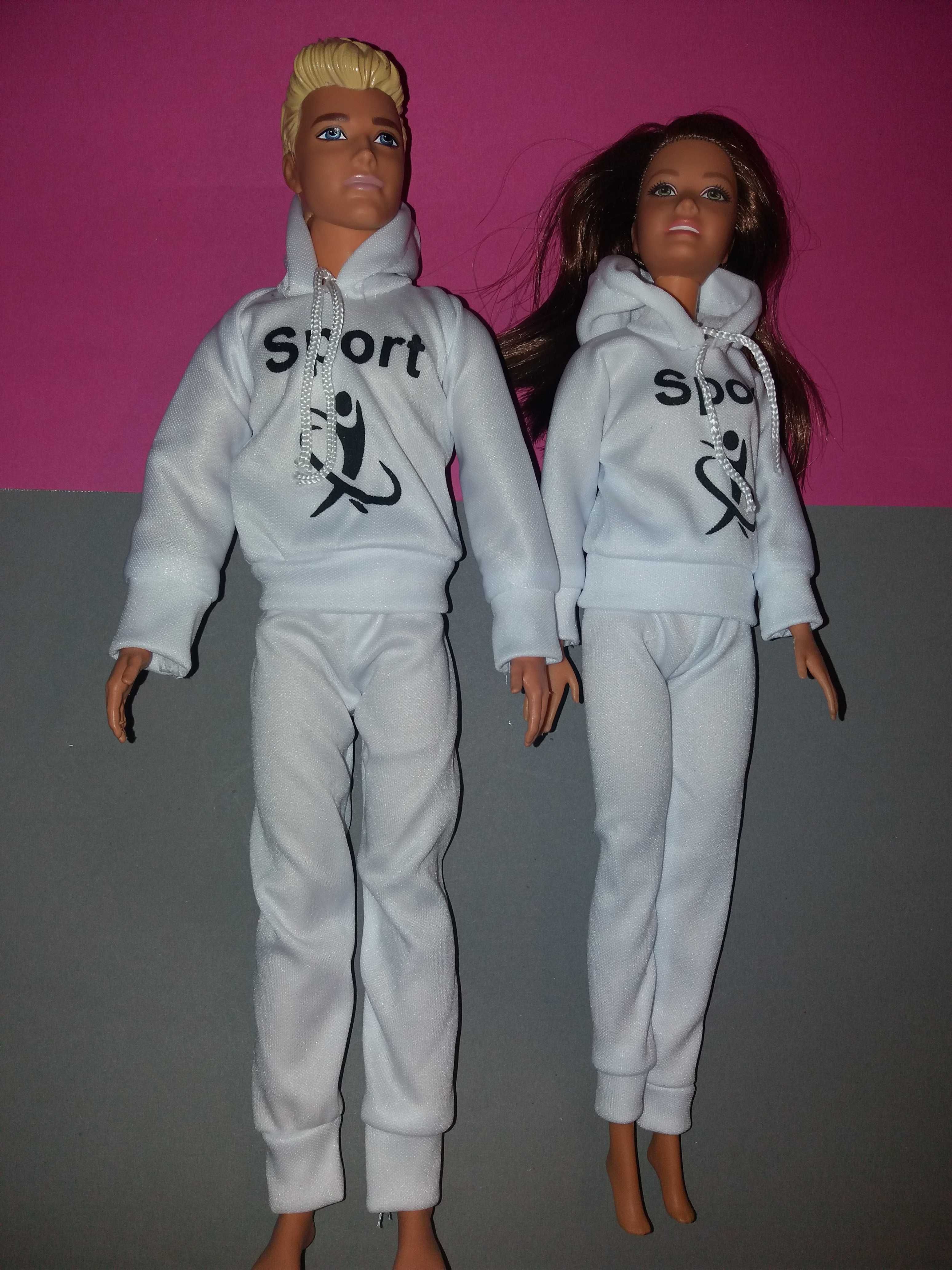 Ubranka zestaw dla Barbie i Kena dresy