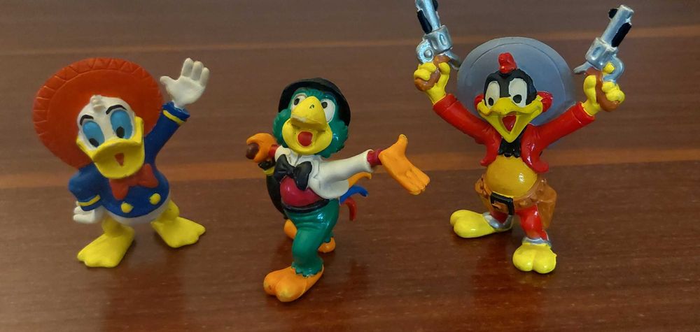 Los Tres Caballeros. Figuras muito raras em pvc. Comics Spain