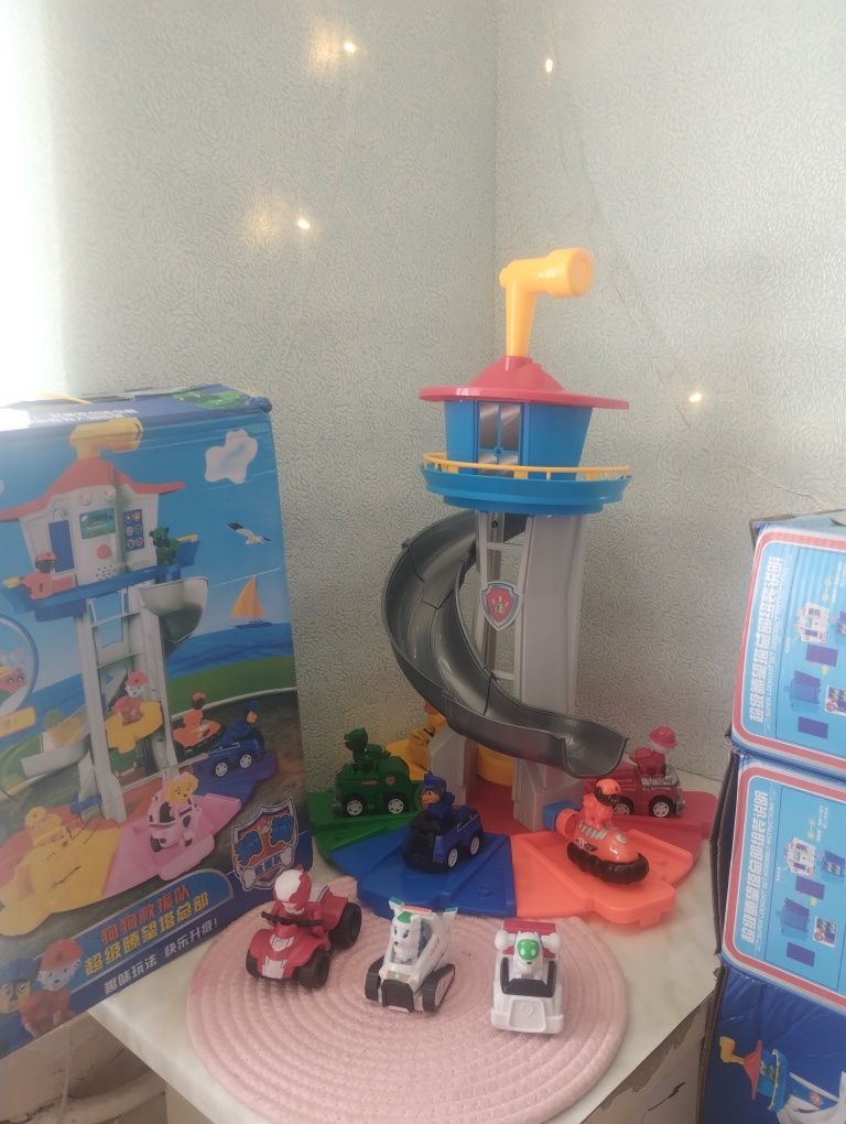 НОВІ Бази paw patrol В КОРОБКАХ , набори щенячий патруль база вежа