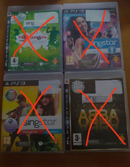 Singstar PS3 vários