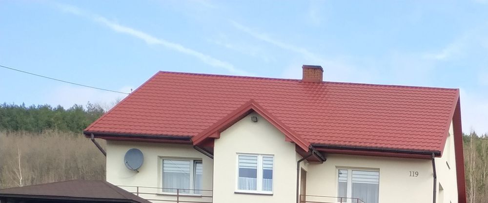 Blachodachówka, podbitki, rynny z demontażu