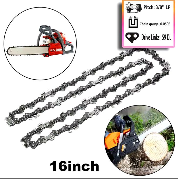 Łancuch Nowy 3/8 16' piła spalinowa. Sztuk .2
