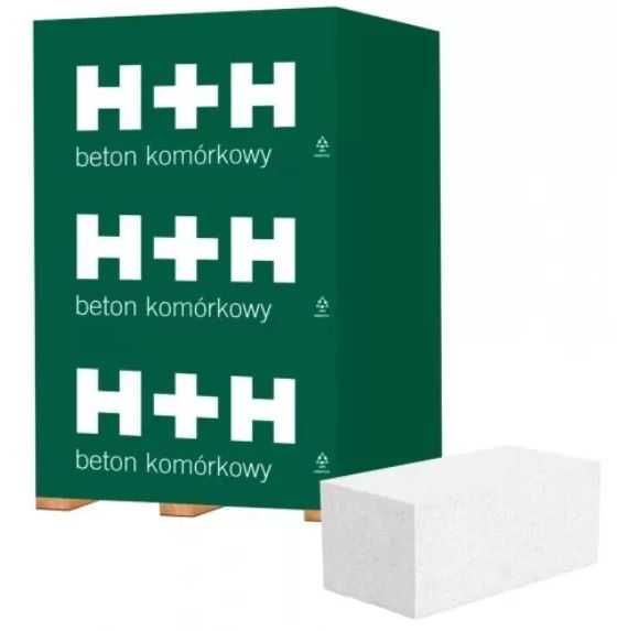 H+H 24x24x59 P+W pustak gazobeton beton komórkowy Suporex z HDS-em