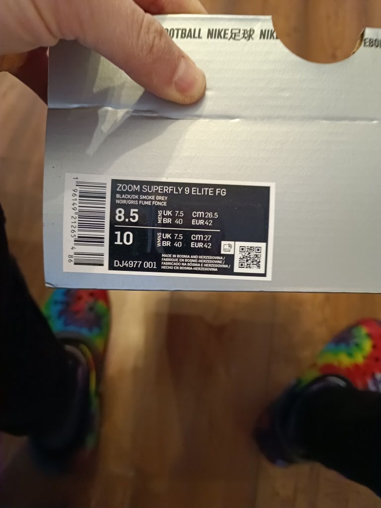 Uzywane korki profesjonalne Nike Zoom superfly 9 Elite FG roz. 42