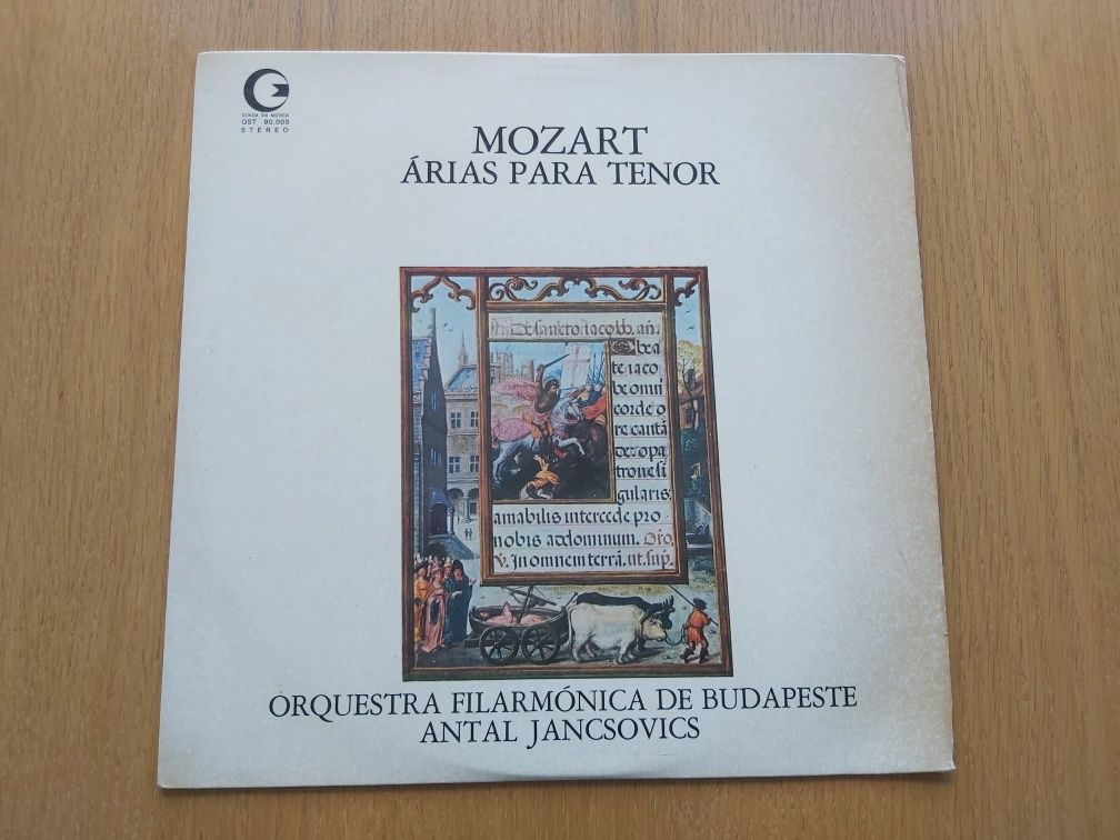 Vinil LP - Mozart / Árias Para Tenor / Orquestra Filarmónica Budapeste